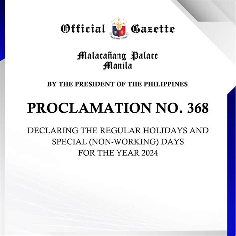 November 12 a holiday in Valenzuela .